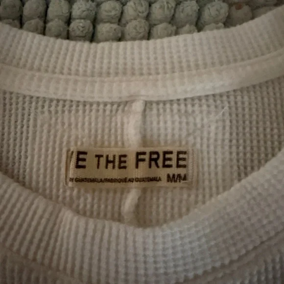 We The Free Women's White Long Sleeve Tee - Picture 6 of 6